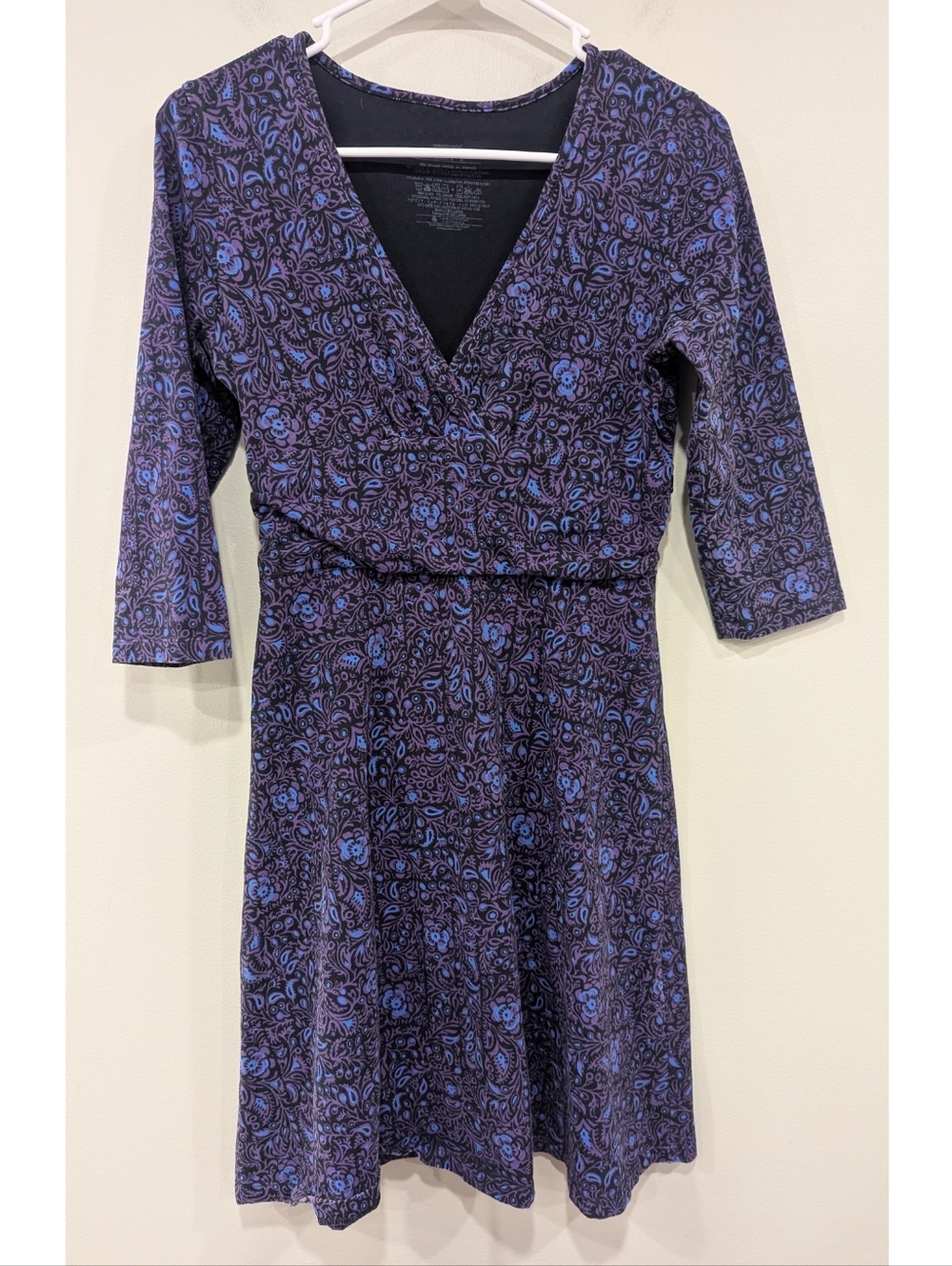 Patagonia Organic Cotton Margot Cross Front Dress Size Small